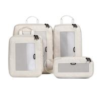 EPICKA TripCozy - Cubos organizadores de compresión - Juego de 4/6 bolsas organizadoras de viaje duraderas con parte superior de malla, accesorios de viaje expandibles para equipaje de mano, equipaje