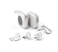 Epico Travel UltraPack 3in1 Batería Externa Magnética Inalámbrica 10.000mAh y Cargador de Pared Blanco - 9915101100223