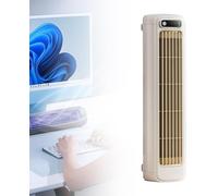 Epicooler Aire Acondicionado - Cooling Ace: Aire acondicionado portátil, ventilador de refrigeración mejorado con 3 velocidades y pantalla táctil LED (Beige)
