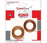 Epid Anilla Cortina HOGAR 19MM Cerezo Madera 10 PZ 0226600310
