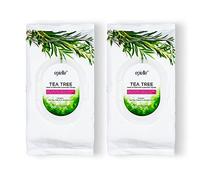 Epielle Toallitas faciales con vitamina C y árbol de té, 60 unidades, paquete de 2, refrescantes y calmantes, perfectas para días de bienestar, Be