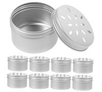 EPIGEIST 10 Piezas Caja Entrenamiento Olor para Perros con Tapa Perforada Aluminio Resistente para Adiestramiento Canino y Mejora Olfato Cachorros y Perros Adultos