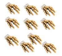 EPIGEIST 10 Piezas Decoraciones de Uñas Esqueleto de Mano de Aleación para Manicura DIY Uñas Creativas