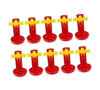 EPIGEIST 10 Piezas Dispensador de Agua para Pollos con Picos de Sistema Automático de Hidratación para Gallinas y para Doméstico y Color Que Aves