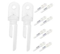 EPIGEIST 10 Piezas Plastic Window Blind Tilt Wand Tips Replacement Parts For Smooth Operation Easy Installation Compatible with Various Blind Models Versatile Curtain Repair Accessories