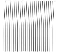 EPIGEIST 1000 Unidades Bridas Reutilizables de Hierro y Plástico Negras para Jardín, Sujetacables Resistentes y Flexibles, Organizador Adecuado para Plantas y Cables en Exteriores