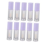 EPIGEIST 10piezas Paquete de Tubos de Brillo Labial Transparentes Frascos de Brillo Labial con Aplicador de Pincel para Maquillaje de Labios