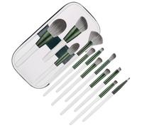 EPIGEIST 12 piezas Brochas Maquillaje Profesional con Estuche Set Completo para Base Polvos y Sombras Herramientas Suaves para Diario y