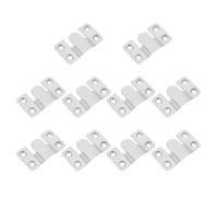 EPIGEIST 12 Piezas Gancho Metálico para Marco de Fotos con Tornillos Soporte de Montaje Pared Inoxidable Fácil Instalación para Exposiciones Oficina y Hogar