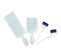 EPIGEIST 1juego Placas De Coloración Para Cabello y Cepillo De Destacar Herramientas De Estilista Para Salón y Uso Doméstico Tablero De Pintura Para Tinte De Cabello