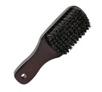 EPIGEIST 1pieza Cepillo De Limpieza Para Barba Haya Herramienta Práctica Para Cuidado Masculino Cepillo De Cerda Natural Para Estilo y Aseo De Barba Color Marrón Oscuro y Portátil