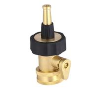 EPIGEIST 2 piezas Boquilla de de Latón Sólido para Riego de Jardín Conjunto con Válvula de Cierre para Manguera Limpieza Rápida y Pulverización Resistentes Fugas