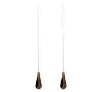 EPIGEIST 2 Piezas de Palos de Dirección Musical de Resina para Orquesta y Coro Tamaño Profesional Color Negro Ideales para Conciertos y Teatro en Escena