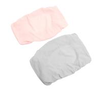 EPIGEIST 2 Piezas Funda Cambiador Reutilizable Transpirable Suave para Mesa Cambiar Recien Nacidos Rosa y Gris