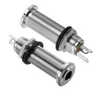 EPIGEIST 2 piezas Jack de Salida Profesional para Guitarra Eléctrica Diseño de Pines con Pata Corta Mecanismo de Bloqueo Antirruido para Sonido de Compatible Universalmente