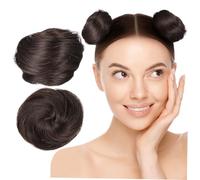 EPIGEIST 2 Piezas Pinzas para Cabello con Moño Postizo Unidades Extensiones de para Moños Diseño Ligero y Resistente para Mujeres Accesorios de Moda para Peinados y Cómodos