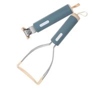 EPIGEIST 2 Piezas Pinzas para Platos y Cuencos Anti-escaldaduras de Acero Inoxidable Clip de Agarre Ergonómico y Adaptable para Manejar Recipientes Calientes Microondas Horno Freidora y