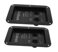 EPIGEIST 2 Piezas Placa Altavoz Terminal Caja Compatible Coche Hogar Escenario Audio Estable Sonido
