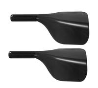 EPIGEIST 2 piezas Protector para Peluquería de Plástico para Cabello y Rostro Negro Protección contra Sprays y Calor Cómodo y Fácil de Limpiar para Salones de Barbería