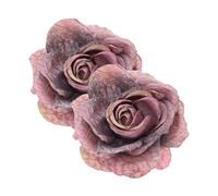 EPIGEIST 2 Piezas Sujetacortinas de Rosa Degradado Clips Resistentes para Cortinas Abrazaderas Decorativas para Sala y Dormitorio Accesorios para Cortinas de Hogar