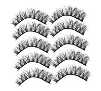 EPIGEIST 20 pares Pestañas Postizas Naturales Hechas Mano Multilayer Efecto Volumen Ligeras y Cómodas para Maquillaje Diario y Fiestas