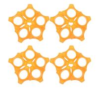 EPIGEIST 20 Piezas Anillo Antideslizante para Micrófono de Goma Naranja Protector Antigolpes y Anticaída para Micrófonos Inalámbricos de Mano Accesorio Ligero para Escenarios y Ktv