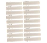 EPIGEIST 20 Piezas Manguitos Plásticos para Velas con Efecto Goteo para Candelabros Cubiertas Resistentes y Fáciles de Instalar Accesorios Decorativos para Lámparas de Techo Blanco Φxmm