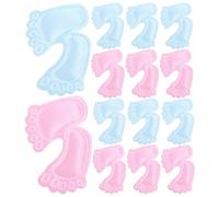 EPIGEIST 200 Adornos De Huellas Para Revelar El Género Confeti Para Shower Decoración Para Anunciar El Embarazo Decoraciones De Huellas De Bebé Fondo Para Shower Decoraciones Para