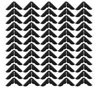 EPIGEIST 200 Unidades Protectores de Esquinas de Metal Retro para Libros y Álbumes, Color Negro, para Scrapbooking, Menús y Carpetas, Esquineras Decorativas Resistentes para Manualidades