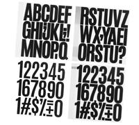 EPIGEIST 24 hojas Pegatinas Letras y Números Vinilo Autoadhesivas Completo Alfabeto y Dígitos Adhesivo Fuerte para Buzones Carteles Manualidades Decoración