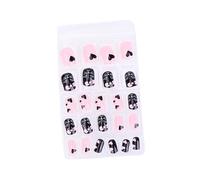 EPIGEIST 24 Piezas Uñas Falsas Para Gel Uña Del Dedo Del Pie Esmalte De Uñas Para Pegatinas Calcomanías Kit De Uñas Postizas Chicas Equipo Los Presionan Las Uñas Clavos