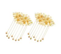 EPIGEIST 2piezas Accesorios De Pelo De Novia Vintage De Peinetas Para Bodas Horquillas Chinas Tradicionales Para Damas De Honor Adorno Elegante Para Fiestas