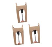 EPIGEIST 3 piezas Agujas para Tocadiscos de Vinilo de Puntas de Aluminio Dorado Repuesto para Fonógrafo Compatible con Diversos Modelos Sonido Claro y Preciso