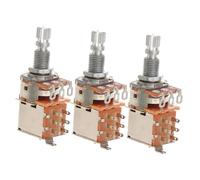EPIGEIST 3 Piezas Potenciómetro de Control de Guitarra Bk de Varios estilos Ligero y Duradero para Instalación Portátil para Coil Splitting y Coil Tapping