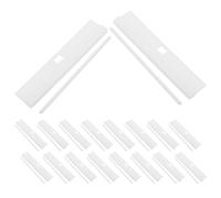 EPIGEIST 30 Láminas de Repuesto para Persianas Verticales, Accesorios Resistentes de Plástico para Reparación, Soporte Superior Compatible, Juego de 30 Piezas para Cortinas en Hogar