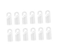 EPIGEIST 36 Piezas Gancho de Plástico para Barra de Cortina Vertical de Conector para Varilla de Persiana Seguro y Ligero para Control de Lamas Ventanas