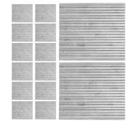 EPIGEIST 36 Piezas Tejas Miniatura Corrugadas Modelos Militares Materiales para Construcción de Casas de Muñecas y Dioramas de Escenarios Bélicos