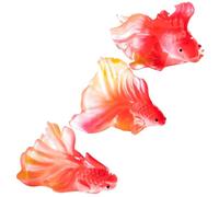 EPIGEIST 3piezas Adornos Miniatura De Peces Resina para Acuario Decoración De Jardín y Paisajismo De Figuras De Koi y Goldfish Accesorios DIY para y Ecología