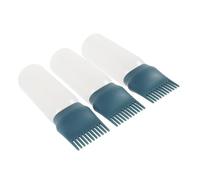EPIGEIST 3piezas Botellas Aplicadoras De Tinte Para Cabello Dispensador De Aceite Peine Diseño Ligero y Duradero Para Uso Salón Hogar y Viajes
