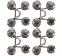 EPIGEIST 4 juegos Hebillas para Pantalones Vaqueros sin Clavos Ajustables y Antideslizantes para Mujer Botones Prácticos para Ajustar Cintura y DIY Jeans