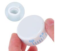 EPIGEIST 4 Perillas de Control de Temperatura para Termostato de Refrigerador Interruptor Giratorio Blanco Tamaño 3 Repuesto Compatible para Congelador y Frigorífico Doméstico