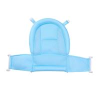 EPIGEIST 4 piezas Asiento para Bañera de Transpirable con Ganchos Soporte Duradero y Diseño Ergonómico para Recién Nacidos Color Azul