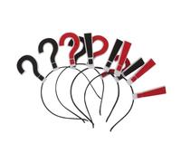 EPIGEIST 4 Piezas Diademas con de Interrogación y Exclamación Accesorios Antideslizantes para Fiestas Decoraciones Divertidas para Halloween y Festivales Tocados Llamativos para Mujeres y
