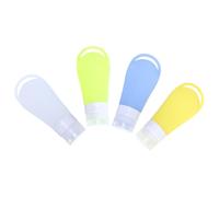 EPIGEIST 4piezas Embotellado De Cosméticos Botellas De Viaje Prueba De Fugas Para Loción y Champú Orificio Redondo Para Maquillaje y Emulsión Viajes