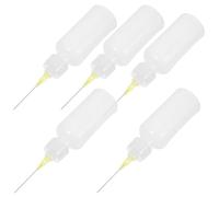 EPIGEIST 5 Botellas Aplicadoras de Pegamento Punta Fina de Aguja, 55 Ml, Material Pet, Control Preciso y Ligero, Ideales para Estudios y Manualidades DIY