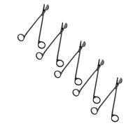 EPIGEIST 5 Piezas Tijeras de Acero Inoxidable para Mechas de Cabeza Semicircular Redondeada, Compactas y Seguras para del Hogar y Uso Diario