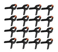 EPIGEIST 50 Piezas Abrazaderas de Resorte Plásticas de Pequeñas de Alta Resistencia para Fotografía Clips para Soporte de Fondo Sujeción Firme de Lienzos y Telas para Estudios y Bricolaje