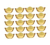 EPIGEIST 50 Piezas Adorno De De Oro De Riqueza Cristales Colgantes para De La Suerte Pisapapeles De Artificial Poder Real Yuan Yellow Citrino