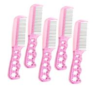 EPIGEIST 5piezas Peine De Acero Antiestático Para Pelucas Cepillo Para Mujeres Para Estilizar Pelucas Sintéticas y Naturales Fiestas y Usos Diarios