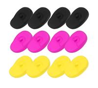 EPIGEIST 6 pares de Oídos de Silicona Reutilizable para Salón Resistente al Calor para Tintes y Cuidado Capilar Ergonómico para Protección durante Tinte Champú y Peinado